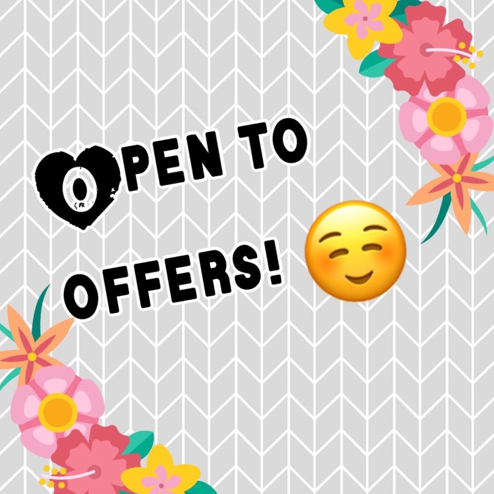 ✨ OFFERS WELCOME! ✨